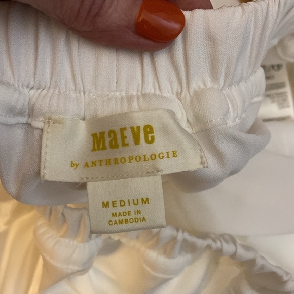 NWT Maeve by Anthropologie Silky Parachute Pants in size M - Picture 9 of 11